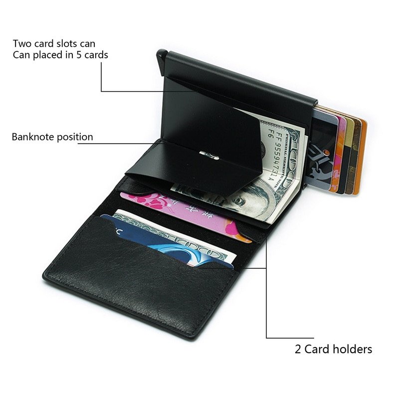 British Style Wallet Card Holder - shopcula